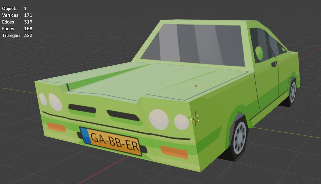 The car I modeled for my 2nd internship.